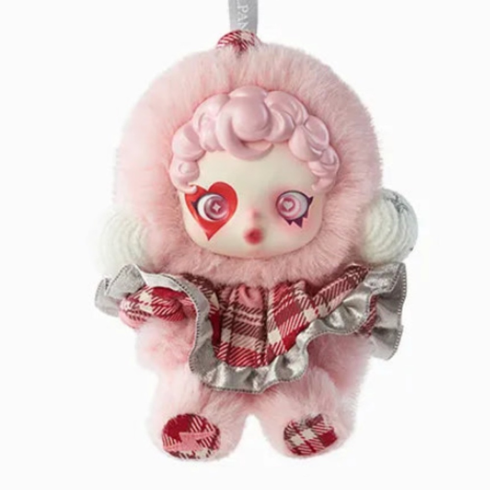 Pink Plush Doll Keychain